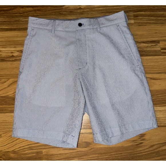 Walter Hagen Other - Walter Hagen Shorts Men's Blue Striped 9" Inseam Majors 11 Golf Chino Striped 30